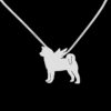 Akita con Alas Dije de plata .925 - Image 2