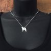 Akita con Alas Dije de plata .925 - Image 3