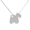 Terrier Escocés con Alas Dije de plata .925 Scottish Terrier