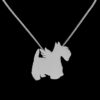 Terrier Escocés con Alas Dije de plata .925 Scottish Terrier - Image 2