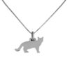 Gatito Gato parado Dije de plata .925