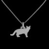Gatito Gato parado Dije de plata .925 - Image 2