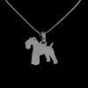 Kerry Blue Terrier Dije de plata .925 - Image 2