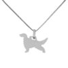 Setter Irlandés Dije de plata .925